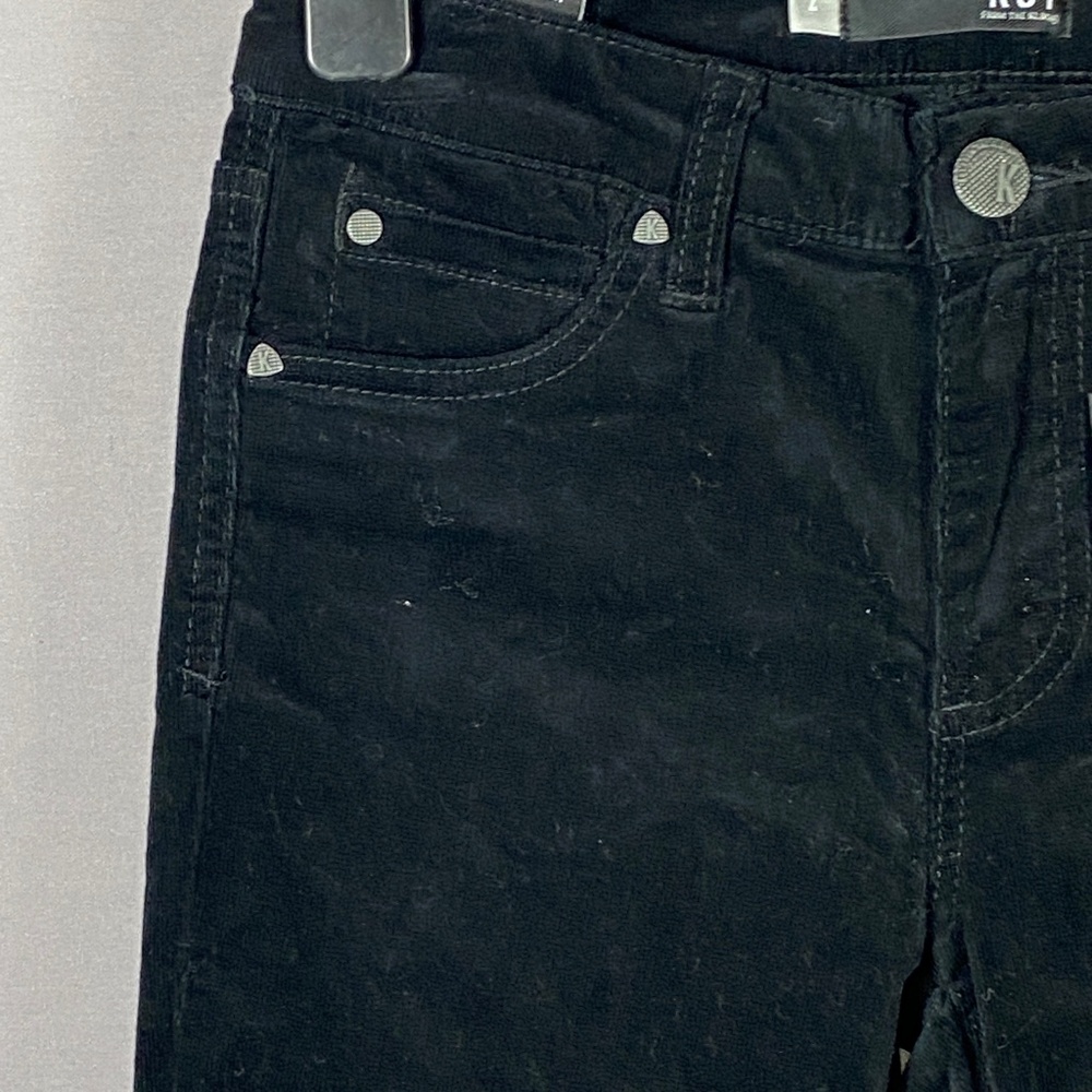 Kut from the Kloth Diana Stretch High Rise Skinny Corduroy Pants in Blac… - Picture 3 of 10